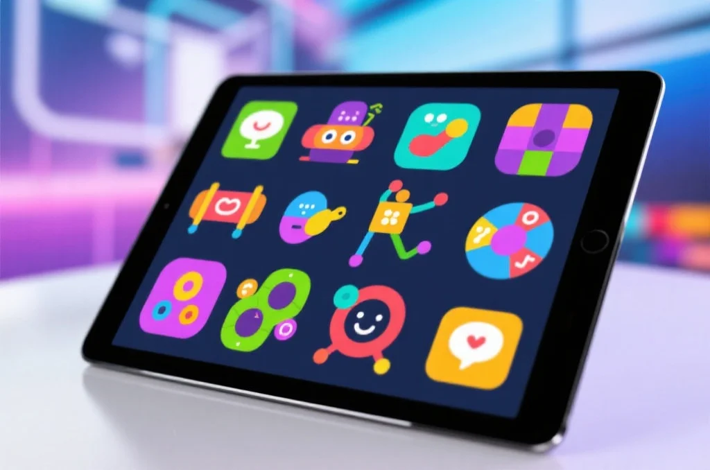 新航娱乐应用中丰富多彩的休闲游戏和互动活动图标